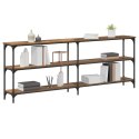 VidaXL Stół Konsolowy Stare Drewno 200x29x75 cm Drewno Inżynieryjne