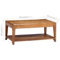 VidaXL Stolik kawowy z litego drewna, 88 x 50 x 38 cm