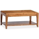 VidaXL Stolik kawowy z litego drewna, 88 x 50 x 38 cm