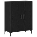 VidaXL Highboard Czarny Dąb 69.5x34x180 cm Materiał drewnopochodny, vidaXL Sideboard Czarny Dąb 69.5x34x90 cm Materiał drewnopoc