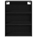 VidaXL Highboard Czarny Dąb 69.5x34x180 cm Materiał drewnopochodny, vidaXL Sideboard Czarny Dąb 69.5x34x90 cm Materiał drewnopoc