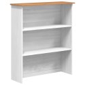 Hutch vidaXL "ASKIM" Biała 91x40x183 cm Drewno Sosnowe, Hutch vidaXL "ASKIM" Biała 91x30x104 cm Drewno Sosnowe, Hutch z szuflada