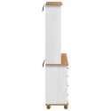 Hutch vidaXL "ASKIM" Biała 91x40x183 cm Drewno Sosnowe, Hutch vidaXL "ASKIM" Biała 91x30x104 cm Drewno Sosnowe, Hutch z szuflada