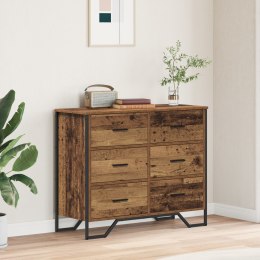VidaXL Komoda Stare drewno 91x35.5x74.5 cm Drewno inżynieryjne