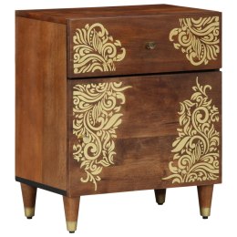 VidaXL Stolik nocny Brązowy miód Lite drewno 50 x 33 x 60 cm Trwały