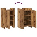 VidaXL Komoda z odzyskanego drewna 45x35x75 cm z drewna prasowanego