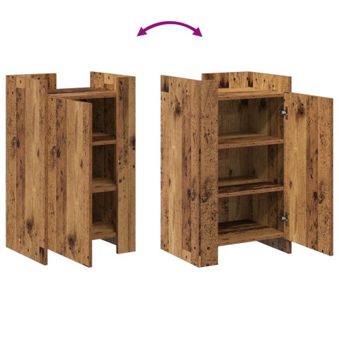 VidaXL Komoda z odzyskanego drewna 45x35x75 cm z drewna prasowanego VidaXL Komoda z odzyskanego drewna 45x35x75 cm z drewna prasowanego