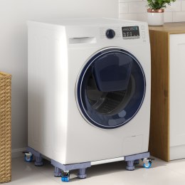 VidaXL Podstawka pod pralkę z kółkami Regulowana 250 kg