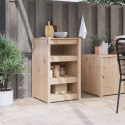 VidaXL Szafka kuchenna na zewnątrz 55x55x92 cm z litego drewna sosnowego