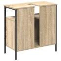 VidaXL Wisząca Toaletka Jasny Dąb Drewno Kompozytowe 60 x 30 x 60 cm