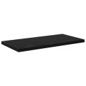 VidaXL Półki montowane na ścianie Czarny dąb MDF 40 x 20 x 1.5 cm