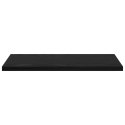 VidaXL Półki montowane na ścianie Czarny dąb MDF 40 x 20 x 1.5 cm