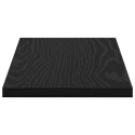 VidaXL Półki montowane na ścianie Czarny dąb MDF 40 x 20 x 1.5 cm
