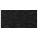 VidaXL Półki montowane na ścianie Czarny dąb MDF 40 x 20 x 1.5 cm