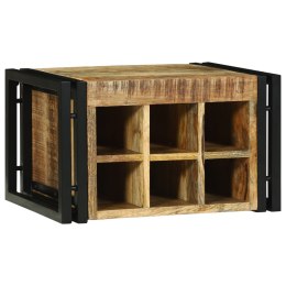 VidaXL Komoda na wino 46x35x27.5 cm Solidne Drewno Surowe Mango