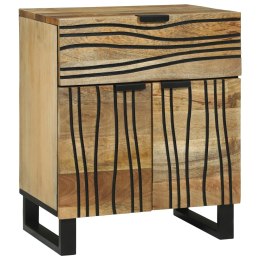 VidaXL Stolik nocny 50x33x60 cm Lite drewno mango