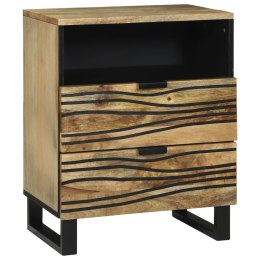 VidaXL Szafka nocna 50x33x60 cm Lite Drewno Mango