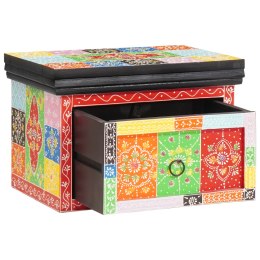 VidaXL Szafki nocne 2 szt 40x30x28 cm Drewno mango i drewno inżynieryjne