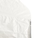 VidaXL Namiot ogrodowy z dachem, biały, 11,15x4,08x3,22 m, polietylen