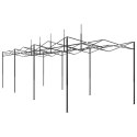 VidaXL Szklarnia z ramą do wchodzenia Zielona 870x290x315 cm Stal