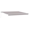Markiza ręczna vidaXL Jasnoszara 400x350 cm, Materiał zamienny do markizy vidaXL na ramę 4x3.5 m Jasnoszary