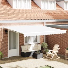 Ręczna markiza vidaXL Biała 400x350 cm, Materiał wymienny do markizy vidaXL na ramę 4x3.5 m Biała