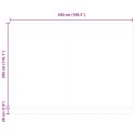 VidaXL Ręczna Markiza Chowana Czarna 450x300 cm, vidaXL Materiał do wymiany markizy dla ramy 4.5x3 m Czarny