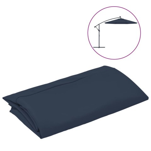 VidaXL Zamienne pokrycie parasola ogrodowego, niebieskie, 350 cm VidaXL Zamienne pokrycie parasola ogrodowego, niebieskie, 350 cm