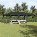 VidaXL Namiot imprezowy Antracytowy 6x4 m PE
