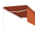 VidaXL Ręcznie zwijana markiza z zasłoną zacieniającą, 3x2,5 m