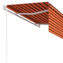 VidaXL Automatycznie zwijana markiza z zasłoną zacieniającą, 3x2,5 m