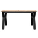 VidaXL Stolik kawowy z nogami w kształcie litery Y, 90x90x45 cm