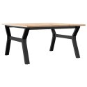 VidaXL Stolik kawowy z nogami w kształcie litery Y, 90x90x45 cm