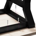VidaXL Stolik kawowy z nogami w kształcie litery Y, 90x90x45 cm