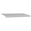 Automatyczna chowana markiza vidaXL Jasnoszara 600x300 cm, Materiał zapasowy markizy vidaXL na ramę 6x3 m Jasnoszara