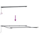 Markiza manualna vidaXL Biała 500x300 cm, Materiał do wymiany markizy vidaXL dla ramy 5x3 m Biały