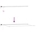 Ręczna markiza składana z LED Jasnoszara 600x300 cm, Materiał do markizy vidaXL na ramę 600x300 cm Jasnoszara