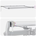 VidaXL Automatyczna Chowana Markiza z LED Jasnoszara 600x300 cm