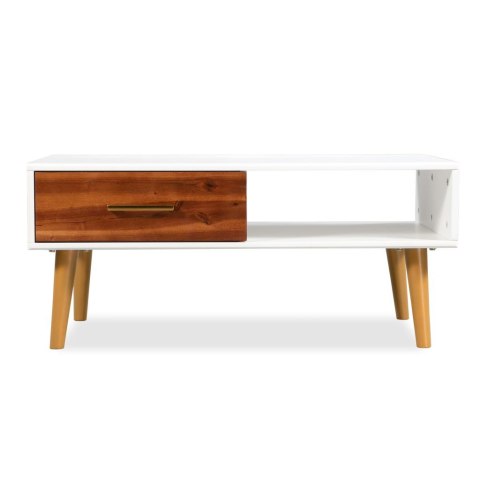 Stolik kawowy z drewna akacjowego 90x50x40 cm Stolik kawowy z drewna akacjowego 90x50x40 cm