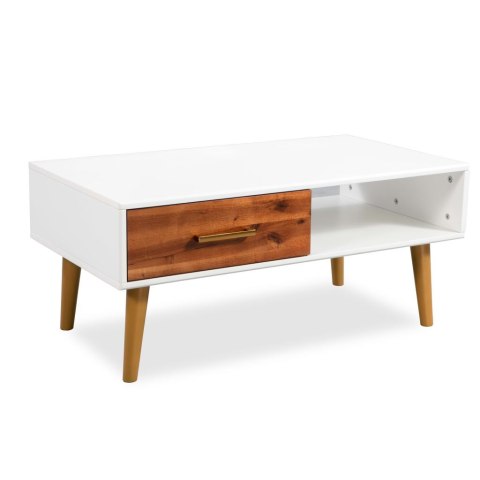 Stolik kawowy z drewna akacjowego 90x50x40 cm Stolik kawowy z drewna akacjowego 90x50x40 cm