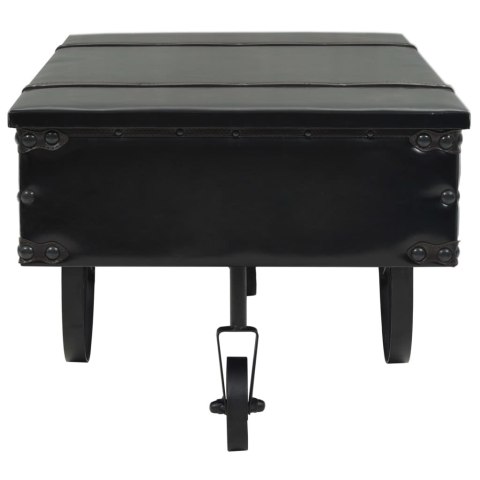 Stolik kawowy, MDF i drewno jodłowe, 110 x 55 x 43 cm Stolik kawowy, MDF i drewno jodłowe, 110 x 55 x 43 cm