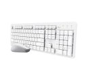 Zestaw klawiatura + mysz Ody II bezprzewodowa biała
