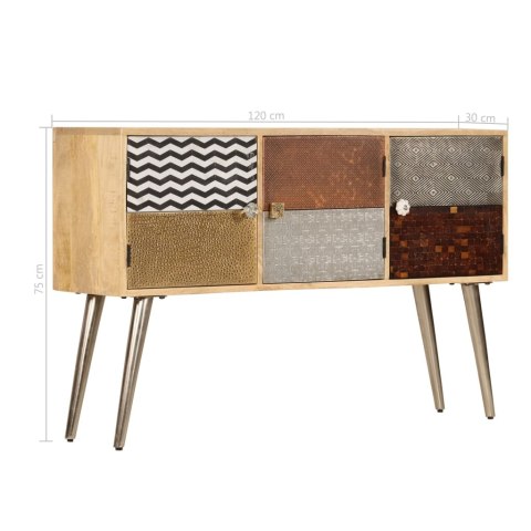 Szafka, 120x30x75 cm, lite drewno mango Szafka, 120x30x75 cm, lite drewno mango
