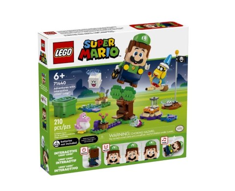 Klocki Super Mario 71440 Przygody z interaktywną figurką LEGO Luigi