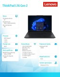 Lenovo Laptop ThinkPad L16 G2 21SC0024PB W11Pro 7 PRO 250/16GB/512GB/INT/16.0 WUXGA/Black/1YR Premier Support + 3YRS OS + CO2 Offset