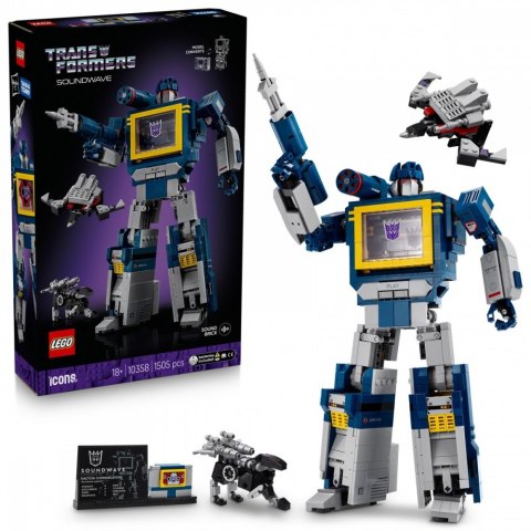 LEGO Klocki Icons 10358 Transformers: Soundwave
