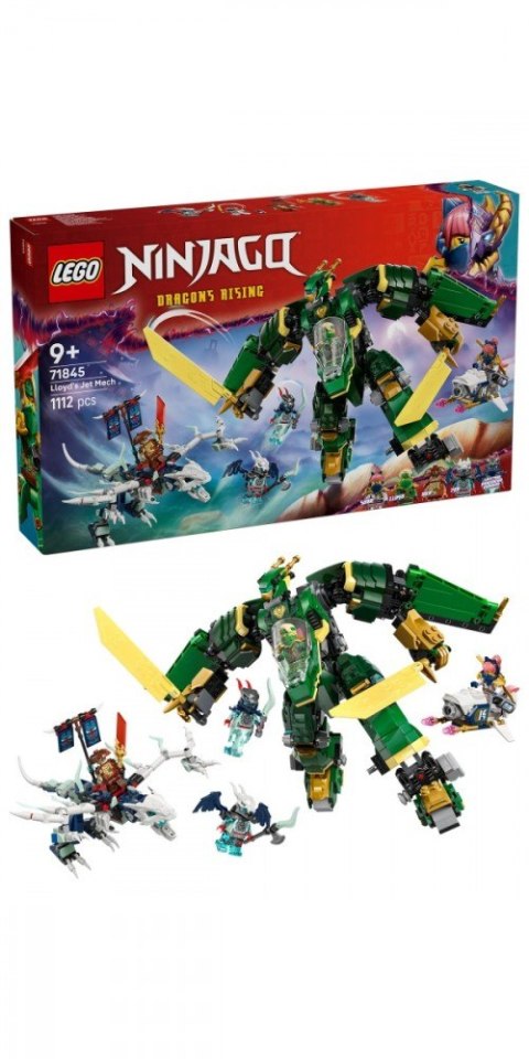 LEGO Klocki Ninjago 71845 Odrzutowy mech Lloyda