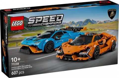 LEGO Klocki Speed Champions 77238 Lamborghini Revuelto i Huracan STO