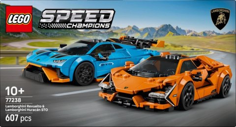 LEGO Klocki Speed Champions 77238 Lamborghini Revuelto i Huracan STO