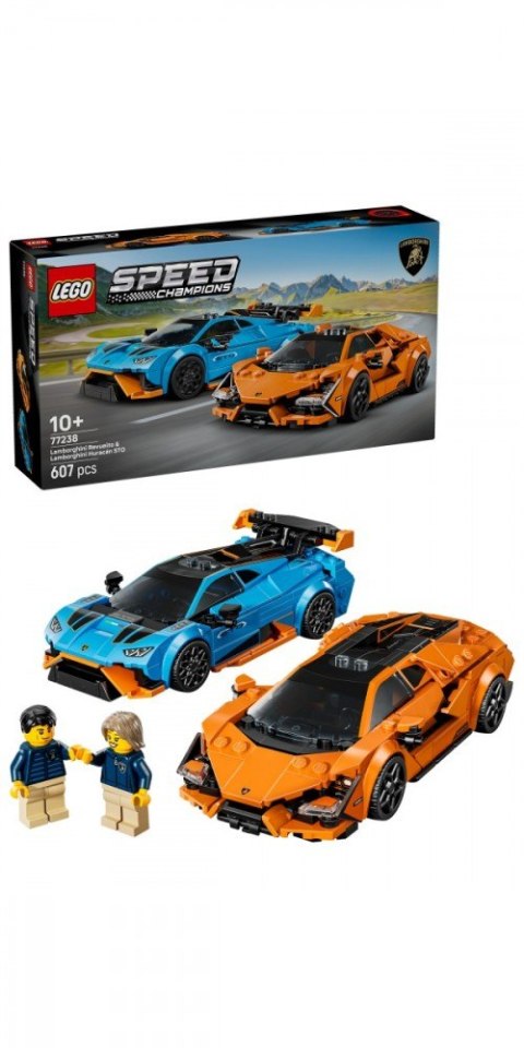 LEGO Klocki Speed Champions 77238 Lamborghini Revuelto i Huracan STO